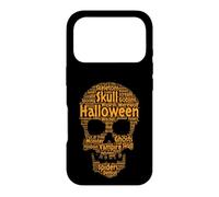 Halloween Skull Word Cloud Spooky Monster Vampire Case for iPhone 17 Pro