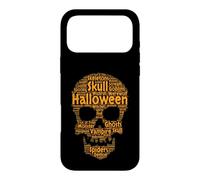 Halloween Skull Word Cloud Spooky Monster Vampire Case for iPhone 17 Pro Max