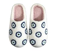 Halloween Slippers for Women Men, Cozy Fleece House Slippers with Pumpkin & Ghost Patterns Warm Indoor Bedroom for Autumn Winter, Perfect Halloween Gifts