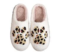 Halloween Slippers for Women Men, Cozy Fleece House Slippers with Pumpkin & Ghost Patterns Warm Indoor Bedroom for Autumn Winter, Perfect Halloween Gifts