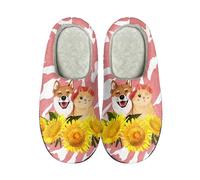 Halloween Slippers Ladies Inside Outside House Slippers Size 5.5 Cute Animal Print Home Slipper Comfortable Soft Soled Slipper For Couples Novelty Casual Footwear Warm Fuzzy Shoes With Anti-Slip