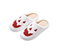 Halloween slippers, unisex cat slippers, plush slippers, house slippers | Slip-on cotton winter shoes, non-slip plush slippers, ghosts soft sole, cartoon slippers, casual shoes