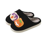 Halloween Slippers Women, Funny Shoes For Adults Plus Size Fluffy-Slippers | Memory Foam Slippers Women Non Slip, Lightweight Slip On Closed Toe Home Slipper Comfortable House Slides