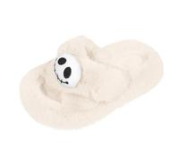 Halloween Slippers Women Novelty Fluffy Memory Foam Slippers Soft Comfy Slip on Flat Shoes Indoor Bathroom Casual Shoes Halloween Christmas Cute Preppy Stuff