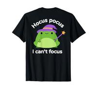Halloween Slogan Hocus Pocus I Cant Focus T-Shirt