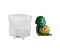 Halloween Snail Skull Resin Molds, Monster Snail Silicone Mould | Heat Resistant -40 to 270 ℃, Flexible Silicone , Easy Release, Simple Cleaning for Halloween Decor
