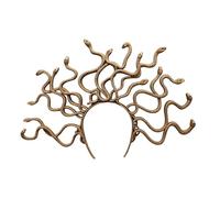 Halloween Snake Headband Greek Goddess Headdress Cosplay Costume Headpiece Egypt Snake Hair Accessories for Women Halloween Masquerade Party Supplies