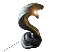 Halloween Snake Night Light, Scary Serpent Lamp, Realistic Figurine Design, Soft Ambient Glow, Battery Powered, for Bedside Table, Study Room, Dorm, Offices, Home Decor