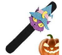 Halloween Snap Bracelet | Party Gift Bag Fillers | Portable Fancy Dress for Halloween, School Event, Family Gathering, Autumn Party, Costume Contest, Fare riferimento alla descrizione, Non-woven