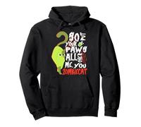 Halloween, So put your paws all over me, You Zombie Cat Pullover Hoodie
