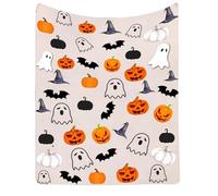 Halloween Soft Blankets Gothic Skull Spider Web Blanket Soft Cozy Fleece Throw Blanket Halloween Garden Decor Teachers Gifts