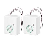 Halloween Sound Sensor, 2X Halloween Sound Effects Machine Halloween Sound Box With Color Changing LED Portable Halloween Scary Sound Box Halloween Prank Props For Haunted House Parties