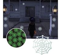 Halloween Spider Decorations Halloween Plastic 5. 5CM Scene Festival Dance DIY Decoration Pendant Can Hold Small Bag 2PCS Indoor Decorations (White, One Size)