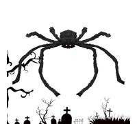 Halloween Spider Decorations, Spider Decorations | Spooky Spider Toy - Giant Spiders Realistic Decorations Fake Outdoor Spiders for Haunted House Window