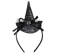Halloween Spider Headband, Elastic Spider Web Hairband, Gothic Ghost Costume Accessory, Large Spider Headpiece for Girls, Women & Teenagers, Party, Trick or Diad, Haunted Costume