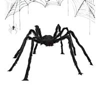 Halloween Spider Outdoor Decorations,Spider Web Giant Scary Props for Halloween - Scary Fake Huge Props for Yard, Party, Wall Decoration