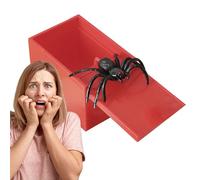 Halloween Spider Scare Box,Pop out Spiders Scare Box Tricky Toy | April Fool Hilarious Stuff Party Jokes Toy Fun Device for Friends Family Adults Boys Kids