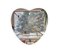 Halloween Spider Web Car Air Freshener Hanging, Long Lasting Scented Car Aromatherapy Tablets, Love form Fragrance Scented Cards for Vehicles, Bedroom, Wardrobe White-style