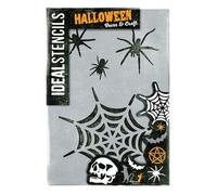 Halloween Spider Web Horror Decorative Craft Stencil - Reusable Painting Template (A4 Size / 21X30CM)