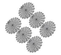 Halloween Spiders Web Placemats Sturdy PVC Materials Multipurpose Table Decors for Scary Party Dinner or Everyday Use Spiders Web Party Dining Accessories