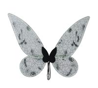 Halloween Spiderweb Fairies Costume, Black White border