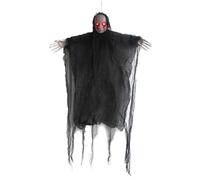 Halloween Spirit Face Decorations Eye Catching Bloody Face Shape Doll Ornament Luminous In Dark Place Embellishment