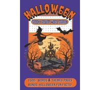 Halloween Spooky Adults Word Search - 1500+ words & Themed Pages- Bonus:Halloween Fun Facts: Fun Brain Games Easy to read Puzzles for Seniors and Adults