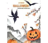 Halloween Spooky autumn coloring book for adults: Coloring book for young adults aesthetic spooky