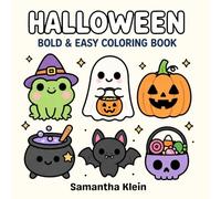 Halloween: Spooky Cozy Bold & Easy Coloring Book for Kids and Adult (Halloween Coloring Books)