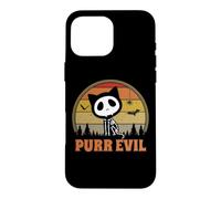Halloween Spooky Funny Cat Skeleton Purr EvIl Case for iPhone 16 Pro Max