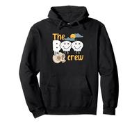 Halloween Spooky Ghost Skeleton Squad Scary The Boo Crew Pullover Hoodie