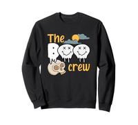 Halloween Spooky Ghost Skeleton Squad Scary The Boo Crew Sweatshirt