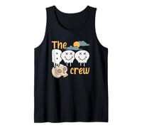 Halloween Spooky Ghost Skeleton Squad Scary The Boo Crew Tank Top