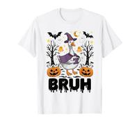 Halloween Spooky Goosey Bruh Halloween Silly Goose Bruh T-Shirt