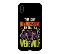 Halloween Spooky My Human Costume I'm Really A Werewolf Case for iPhone XS Max