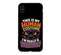 Halloween Spooky My Human Costume I'm Really A Werewolf Case for iPhone XS Max