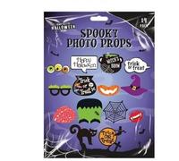 Halloween Spooky Photo Booth Props - Pack of 14