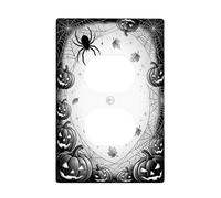 Halloween Spooky Pumpkins Spider Jack-o'-lantern Duplex Outlet Covers Plate