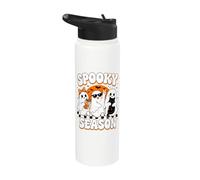 Halloween Spooky Season Cute Ghosts Funny Halloween Stainless Steel Insulated Water Bottle