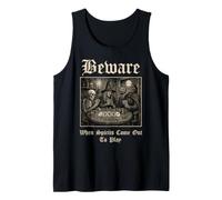 Halloween Spooky Tales Ghost Vintage Scares Tank Top