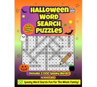 Halloween Spooky Word Search Puzzle Book For All Ages: 125 Relaxing Puzzles with 2,000 Words to Find Plus Full Solutions