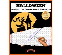 Halloween Spooky Word Search Puzzles: Word Search Puzzle Book - Halloween, Haunted Houses & Spooky Creatures - 8.5 x 11, 50 Puzzles (MAK PUZZLE - WORD SEARCH PUZZLE BOOKS)