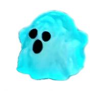 Halloween Squish*y Ghost - Handmade Slow Rising Cute Spooky Taba Stress Reliever, Anxiety Relaxation Cure Gifts for School Activities, Holiday Decorations, Horror House Props (Blue)