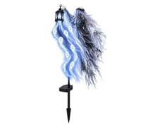 Halloween Stake Lights Spooky Outdoor LED Lamp Decor with Stakes | Halloween Sidewalk Lights for Holiday Party Yard Lawn Patio Porch Path Park ghost A