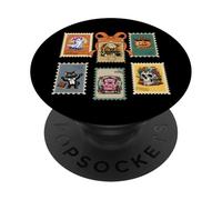 Halloween Stamps Haunted Pumpkin House Chair Skeleton Angel PopSockets Adhesive PopGrip