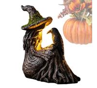 Halloween Statue Spooky Resin Battery Operated LED Light Up