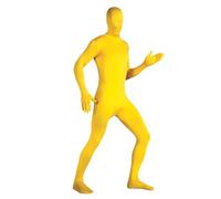 Halloween Stealth Suit for Adults and Kids Unisex Skin Suit for Stage Performance and Costume Funny Open Face Full Body Suits Stretch Spandex Solid Color Unitard Cosplay Party Performance Outfits