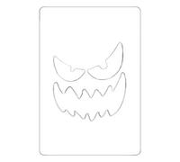 Halloween Stencils 8Inch Reusable and Flushable Stencils Pumpkin Ghost Bats Face Decorative Painting Stencil Embossing Die Cuts Carving Stencil for Card Making and Photo Album Decorations