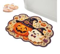 Halloween Stepping Stone Mold - 13.77in Silicone Pumpkin Witch Cat