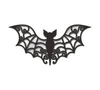 Halloween Stickers - Decorative Halloween Window Clolings, Mirror Reflection Effect Decals | Wooden Spider Wood Signal, Haunted House Decorations,